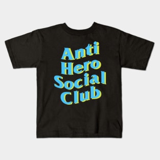 Anti Hero Social Club - Blue Kids T-Shirt